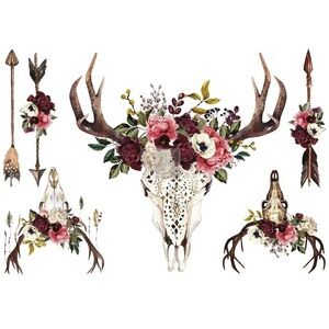 Redesign Decor Transfer ~ BEAUTIFULLY NATIVE ~ Rare ~ (Retired design) 24” x 34”